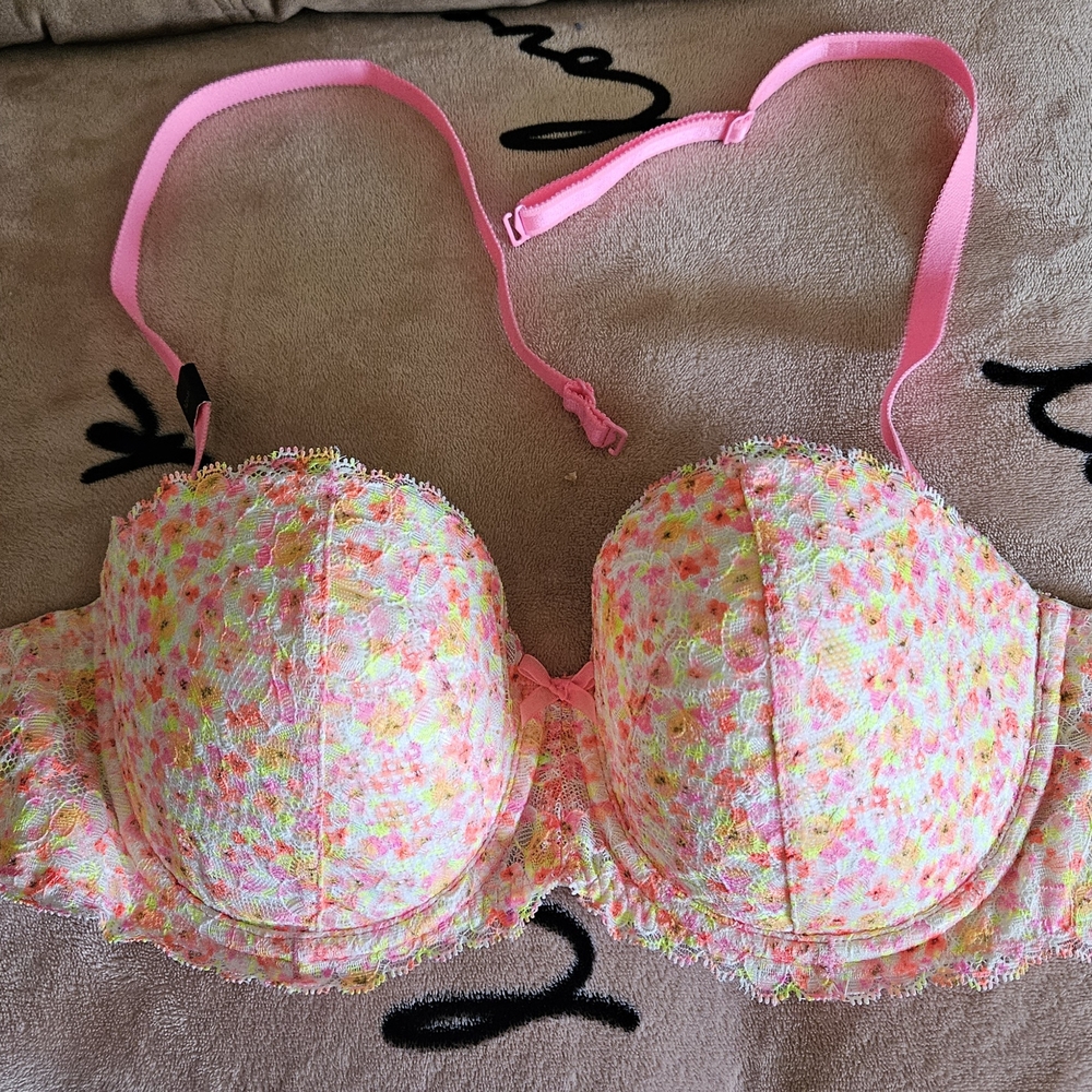 Victoria's Secret Multicolor Floral Bra